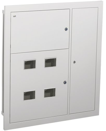 Щит этажный встраеваемый IEK LIGHT ЩЭ-4-Э-L 4кв. (1000х950х110см) с монтажной панелью картинка 
